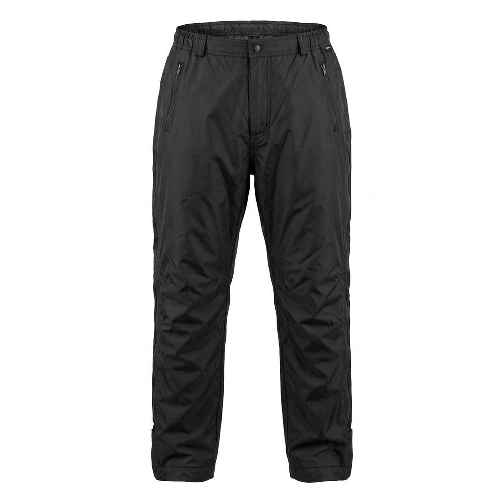 Olympia Moto Sports Black Straight Leg Lined Knit Pants Men Size 40